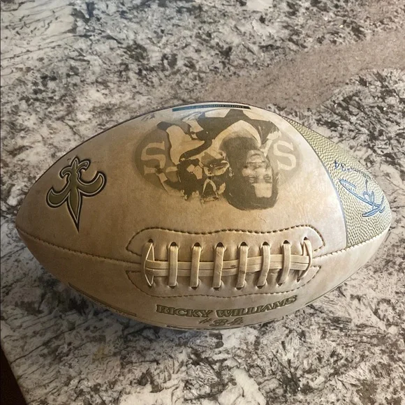 New Orleans Saints Ricky Williams 1999 Collectible Football Limited Edition NFL - Picture 7 of 7